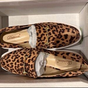 Leopard Print Women's Loafers